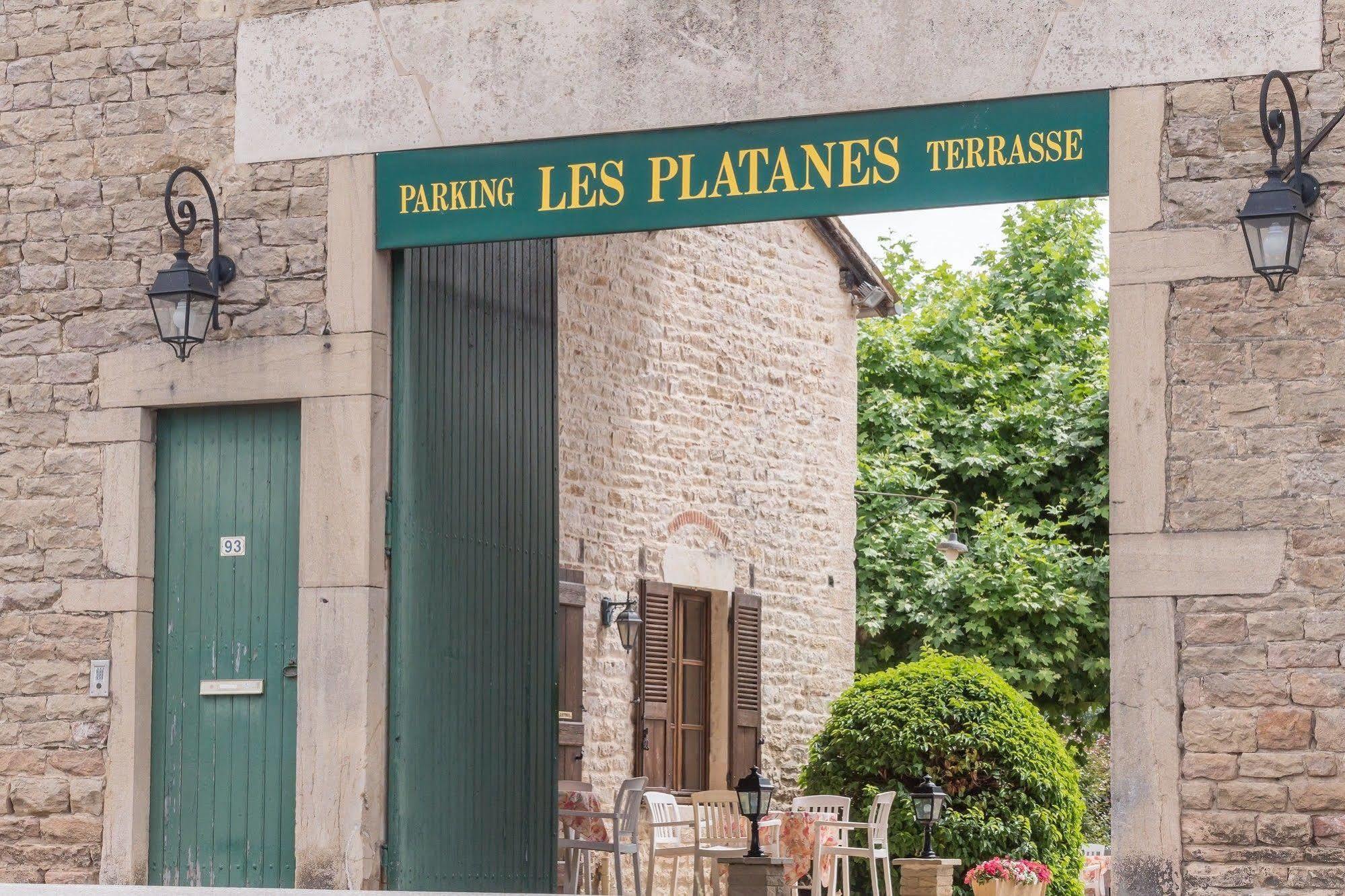 Logis Hôtel Les Platanes Reyssouze Exterior foto